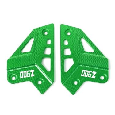 Imagem de Anti-derrapante Para z900 Z-900 2017 acessório da motocicleta pé peg protetor calcanhar capa protetora guarda(Verde)