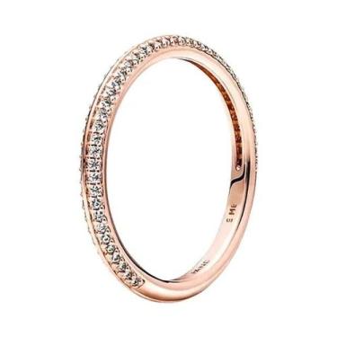 Imagem de Anel De Casamento Empilhável Em Prata Esterlina 925 Com Esmalte Em For