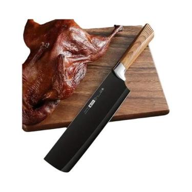 Imagem de Faca Profissional Para Cortar Carne, Cutelo Afiado Com Cabo De PP, Fac