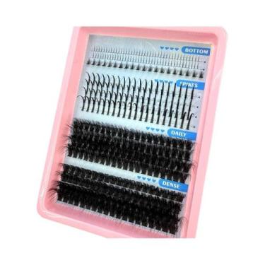 Imagem de Cílios Postiços À Prova d'Água Em 15 Grupos, Cílios Inferiores Com Pon