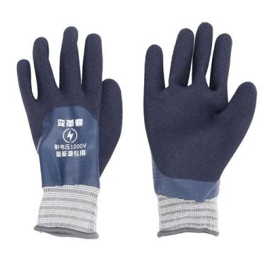 Imagem de Luvas De Borracha Isolantes Para Eletricistas 1000V Para Manutenção El