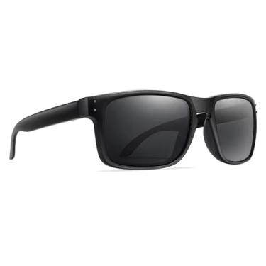 Imagem de Óculos Escuros Dubery Polarizado Quadrado Com Lentes UV Preto Masculino