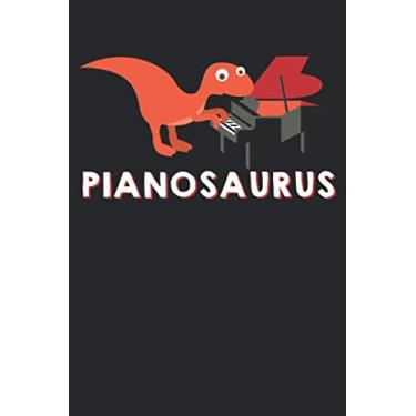 Imagem de Pianosaurus Rex Musician Dinosaur: Graph Paper Pianosaurus Rex Musician Dinosaur/Journal Gift - Large (6 x 9 inches) - 120 Pages || Softcover
