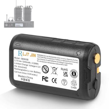 Imagem de Bateria recarregável de íons de lítio SB900 para uso com receptores P3RA, P9RA+ e P10R+, transmissores ULX-D/QLX-D/AD, receptores P3RA/P9RA+/P10R+ e estações de ancoragem compatíveis, carregadores em