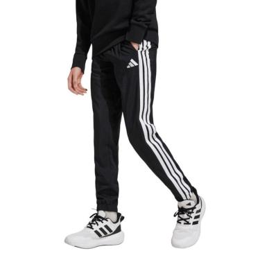 Imagem de Calça Adidas Essentials 3 Stripes Infantil - Preto 9-10-Masculino