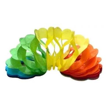 Imagem de Guirlanda Floral Colorida - Cordão Decorativo - Genérico