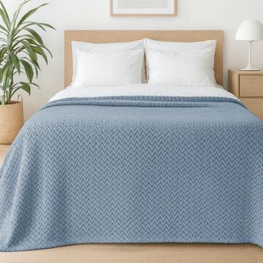 Imagem de Manta Microfibra Liss Habitat King 240x260cm - Liss Céu