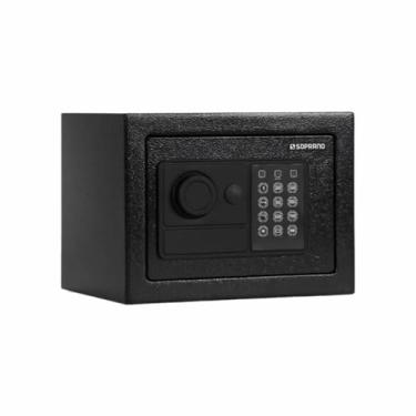 Imagem de Cofre Digital com Senha 23x17x17cm Preto - Soprano