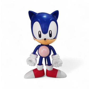 Imagem de Sonic The Hedgehog Boneco 15cm Articulado Azul Colecionável