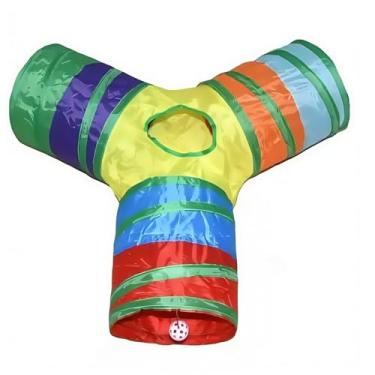 Imagem de Brinquedo Interativo Para Gatos TúNel Labirinto Colorido(Túnel-Y)
