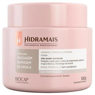 Imagem de Creme para Massagem Gomagem de Argila Hidramais 500g