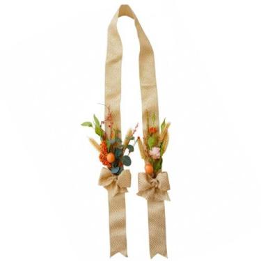 Imagem de Enfeite de Porta Escapulário de Páscoa Face Dupla 180cm - Papel Mâchè