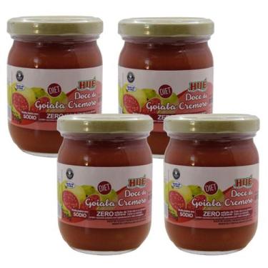 Imagem de Doce de goiaba cremoso diet 220g hue - kit 4 unidades