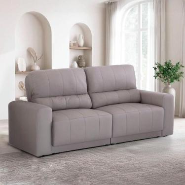 Imagem de Sofá Reclinável e Retrátil 3 Lugares Herval Moove, Veludo Gelo, 230 cm