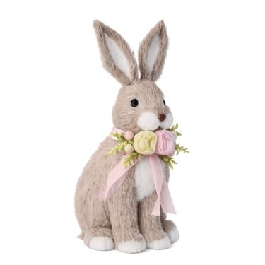Imagem de Coelho de Pascoa Belle Lapin Rustico 32x14x16,5cm C/1Unid 1094872