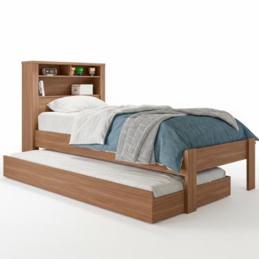 Imagem de Bicama Solteiro Invicta Com Baú Jatobá - Santos Andirá