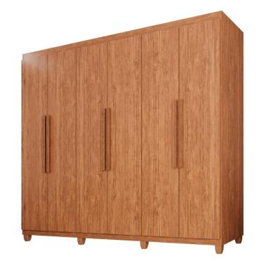 Imagem de Guarda-roupa Casal 100% Mdf 6 Portas E 4 Gavetas Espanha