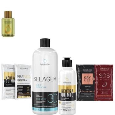 Imagem de Borabella Selagem  3D 1L + Neutraquimic 90ml + Argan + Sachê