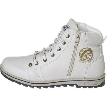 Imagem de Bota Coturno Country Infantil Menina Confortável - REDMAX, Natural, 35