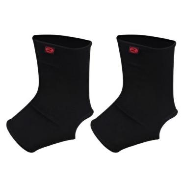 Imagem de Tornozeleira Realtex Adulto - unissex - preto, Preto, M