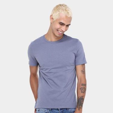 Imagem de Camiseta Hering Slim Básica Masculina, Cinza claro, P