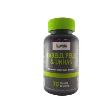 Imagem de Complemento Alimentar Cabelos, Pele E Unhas - 70 Cápsulas