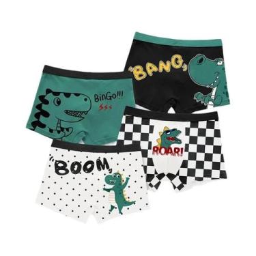 Imagem de Conjunto de 4 Peças de Roupa Íntima Infantil Donald Duck - Algodão 100