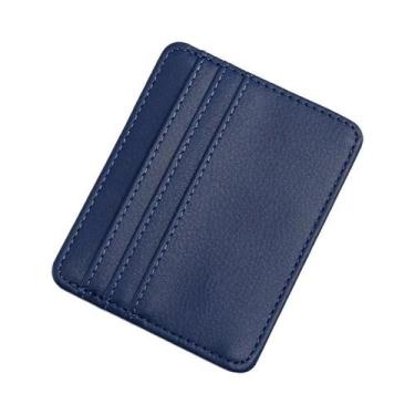 Imagem de Carteira Minimalista Slim Com Bloqueio RFID Para Cartões De Crédito, P