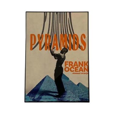 Imagem de Pôster Em Tela Do Álbum Blond De Frank Ocean, Artista De Música Pop, D