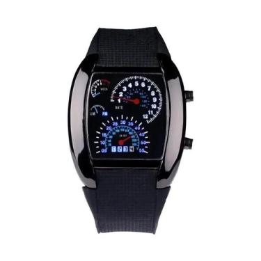 Imagem de Relógio Esportivo Digital LED Masculino Com Pulseira E Design Criativo