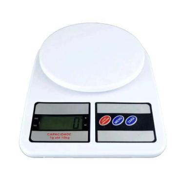 Imagem de Balança Digital Para Cozinha 10Kg - Western Home, Branco