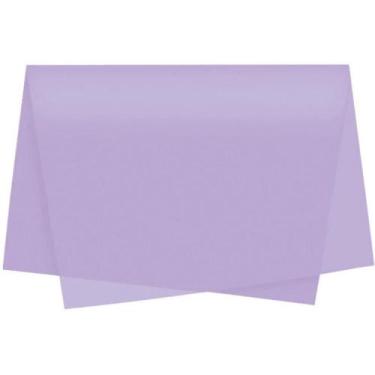Imagem de Papel Folha de Seda Lilás 48X60CM 20G Pacote com 100 Folhas - VMP