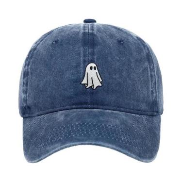 Imagem de Boné De Beisebol Bordado Com Padrão De Fantasma De Halloween Para Home
