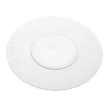 Imagem de Kit 6 Prato Raso Forjado Vidro Refeição Transparente 25,5cm - CLICK HO