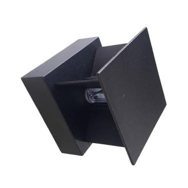 Imagem de Kit 05 Arandelas Interlight Quasar 2700k Bivolt - Preta 127/220v Preto