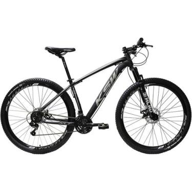 Imagem de Bicicleta Aro 29 Ksw 1x9v Shimano Hidráulico Trava K7 11/40, 15", Pret