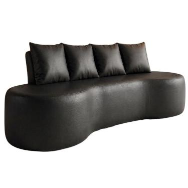 Imagem de Sofa 3 Lugares Organico Ibiza 210 cm Corino Vazzano