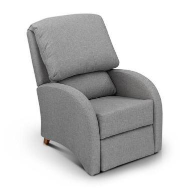 Imagem de Poltrona do Papai Herval Ricoleta, Linho Cinza, 147 cm