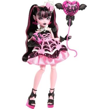 Imagem de Monster High Boneca Aniversário Draculaura 1600 Draculaura para crianças a partir de 4 anos