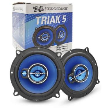 Imagem de Kit Alto Falante Hurricane Triaxial Triak 5" Polegadas 100W (Par)