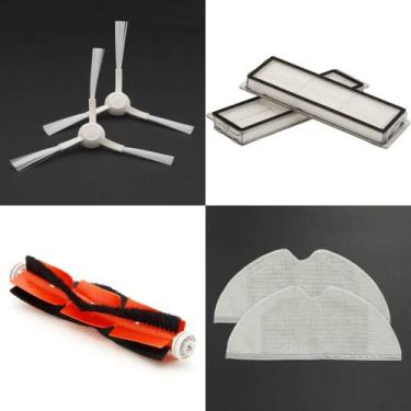 Imagem de Kit 7 Peças Robô Aspirador Xiaomi 1c 2c 1t Mijia Mop Qualidade Premium
