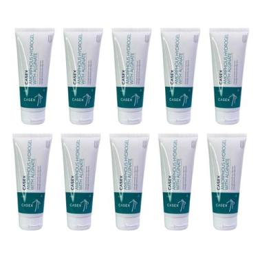 Imagem de Pomada ally gel hidrogel 85g casex 10 unidades para curativos, feridas