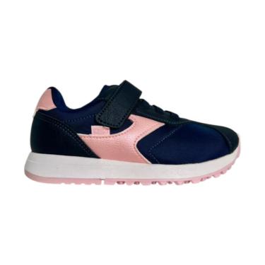 Imagem de Tênis Klin Walk Mini Meninas Marinho Rosa 216134000-Feminino