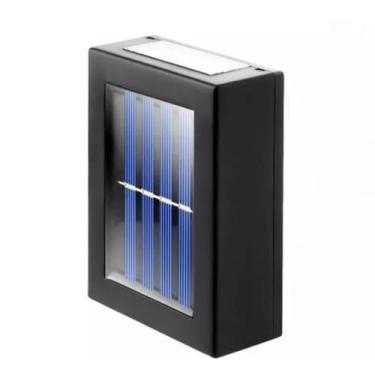 Imagem de Kit4 Arandela Base Solar Luminária Parede Externa Sensor Ar Livre - ti