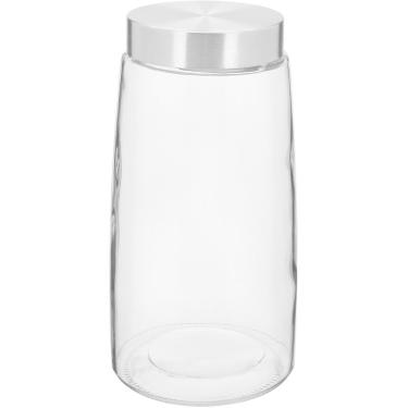 Imagem de KIT 2 POTES MANTIMENTOS COM TAMPA DE VIDRO 2 LITROS 23x12x12cm