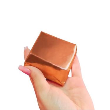 Imagem de Papel Chumbo para Bolo Gelado Rose Gold 20x22cm Carber com 100 unidade