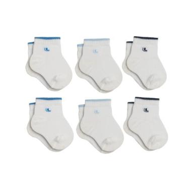 Imagem de Kit Com 6 Pares De Meias Lupo De Algodão Cotton Infantil Baby Masculin