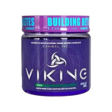 Imagem de Pré Treino Viking Maça Verde com Gengibre e Pimenta 300g Canibal Inc -