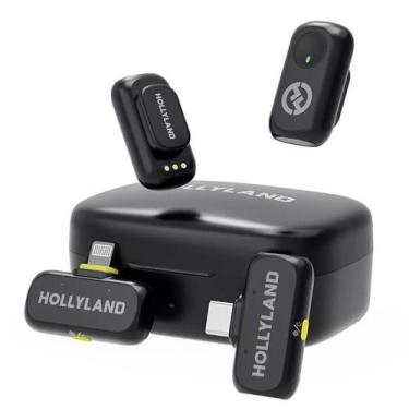 Imagem de Microfone Sem Fio Lapela Hollyland Lark A1 Profissional Cor Preto