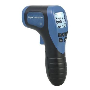 Imagem de Tacometro Digital Laser Óptico Medidor Rpm Tl-900 Verm Azul - Pool, Az